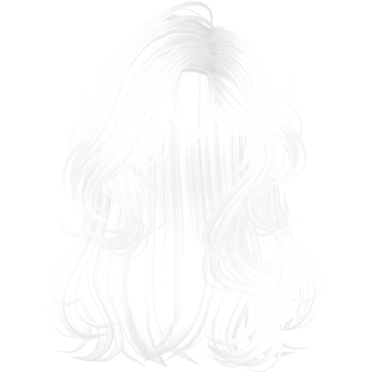 Lucious Elegant Princess Waves White