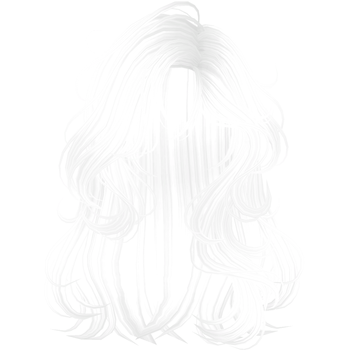 Lucious Elegant Princess Waves White