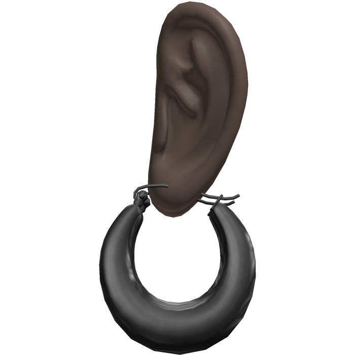 Lightweight Vintage Hoop Earrings Ears