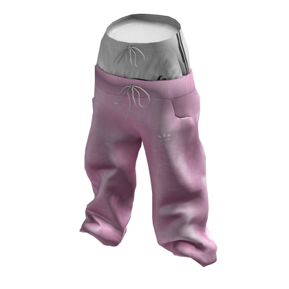Catyard - Double Joggers (White, Pink)