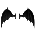 Bat Wings Black