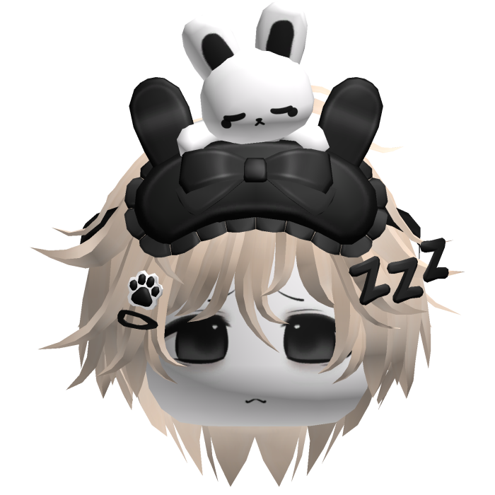 Moe Sleepy Cute Bunny Anime Boy Hair Blonde