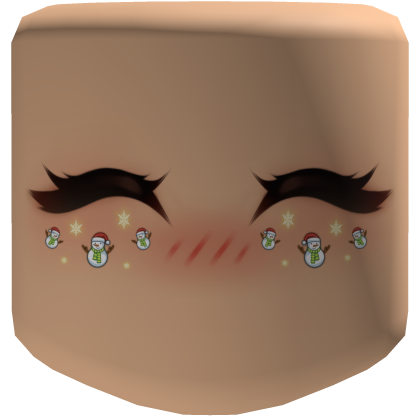 Christmas Snowman Blush