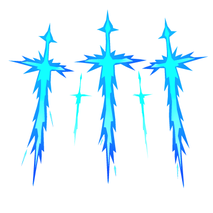 Blue Energy Swords