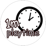 1 minute playtime