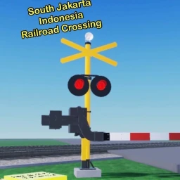 South Jakarta Indonesia Railroad Crossing icon
