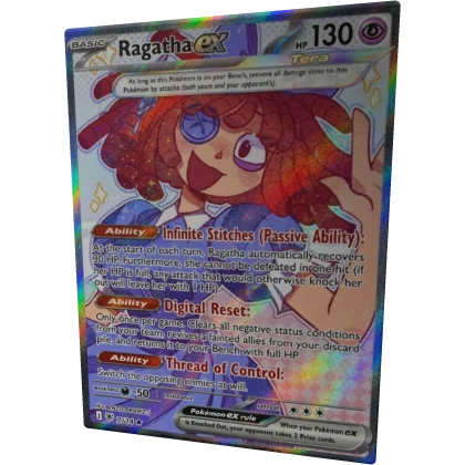 Ragatha card (Digital Circus/Pokemon) | Roblox Item - Rolimon's