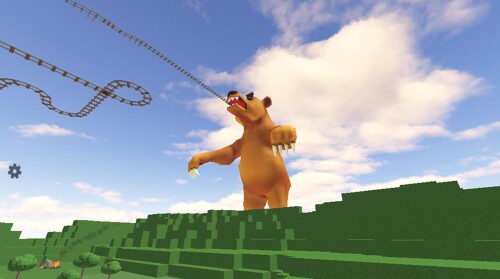 Cart Ride into a Bear!