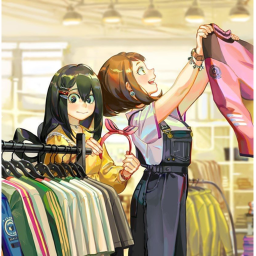 Anime shirt character design