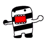 Striped Domo! Roblox badge thumbnail