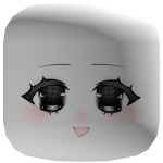 Kawaii Blush Doll Face Mask