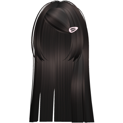 🤍 long protagonist swept scene hair dark brown