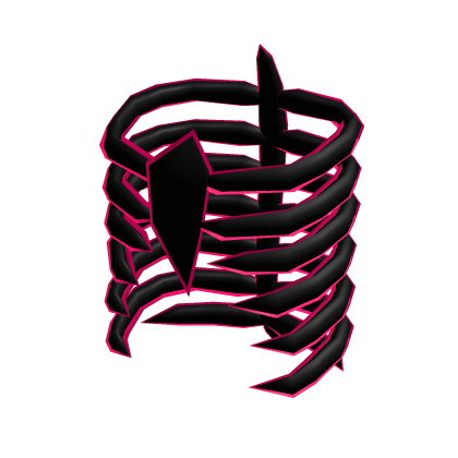 Dark Pink Skeleton Ribcage thumbnail