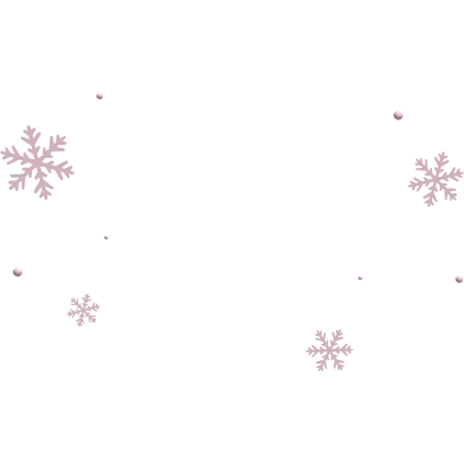 winter snowflakes pink