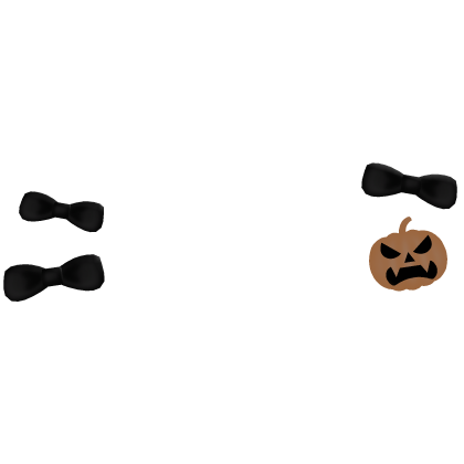 cute vampire pumpkin hair clip