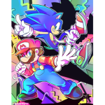Sonic And Mario Worlds Collab Official Group