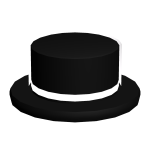 White Neon Void Top Hat