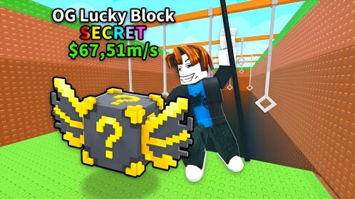 Swing for Lucky Blocks! 