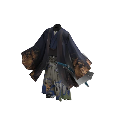 Azure Ronin Kimono Set [PBR] | Roblox Item - Rolimon's