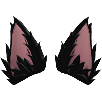 Black Fuffy Cat Ears