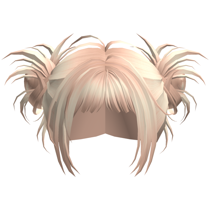 Blonde Cute Y2k Spikey Buns