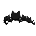 Kitty Crown Black