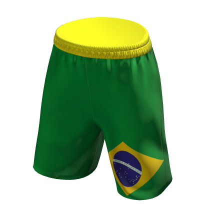 Brazil National Flag Shorts thumbnail