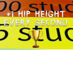 +1 Hip Height Every Second (flying simulator)