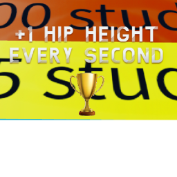 +1 Hip Height Every Second (flying simulator)