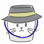 Cat in a Bucket