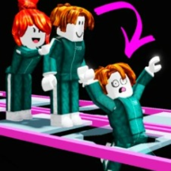 SQUID GAME IMPOSSIBLE GLASS BRIDGE [🔍🌉]