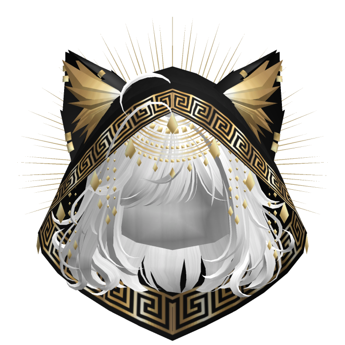 Egyptian Bob w/ Divine Gold Black Hood