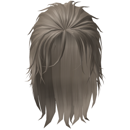  吉 Blonde Long Protagonist Messy Bun Hair Roblox item