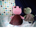 Piggy and Zombie Piggy group