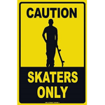 Skaters Only In Skate Park