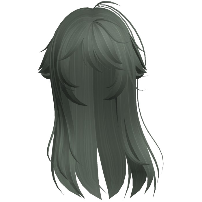 Green Shy Moe Cat Girl Windy Whispy Hair