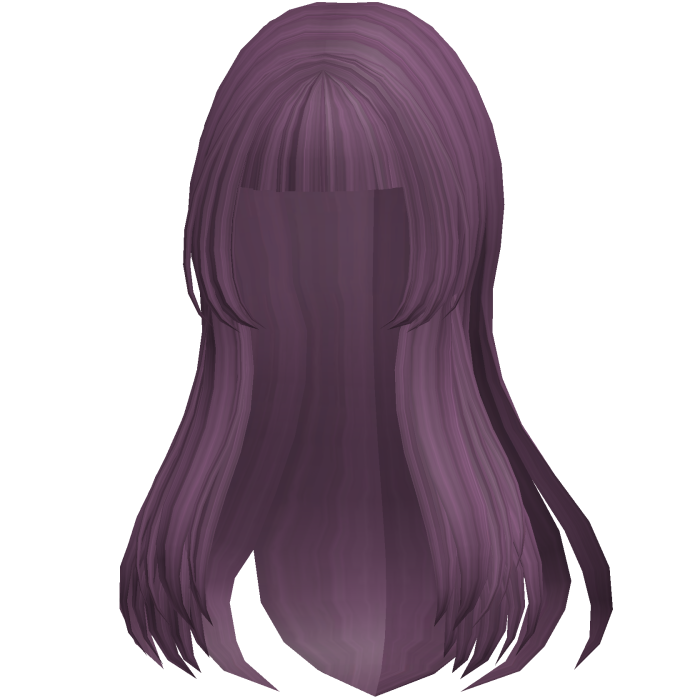 layered y2k hime hair ∙ violet