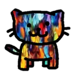 Colorful Kitten