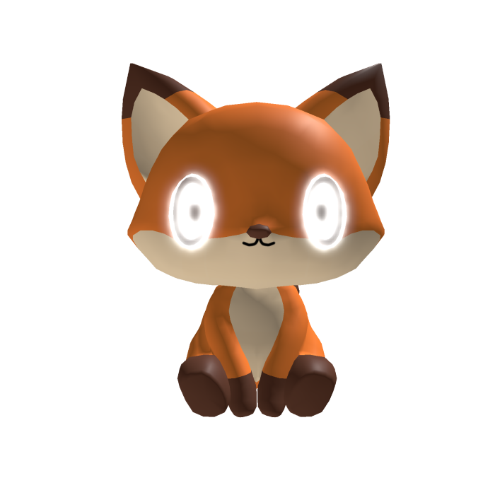 Glowing Fox Shoulder Pet