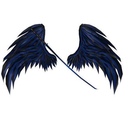 Black and Blue Angel Wings & Katana Roblox item