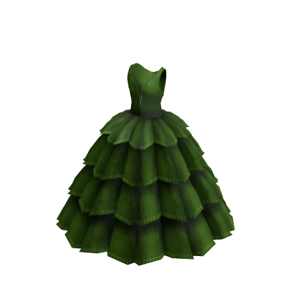 4 Layered Wedding Dress | Dark Lime Green | Roblox Item - Rolimon's