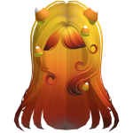 Pumpkin Candy Hair 🍬🧡
