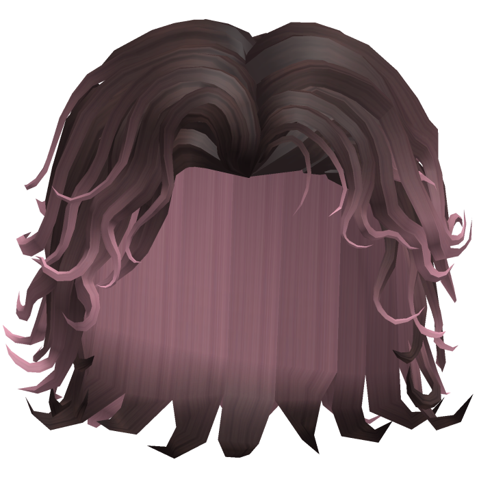 Wavey Brown & Pink Surfer Male Curly Hair