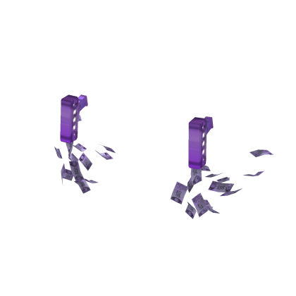 Shiny Purple Money Guns
