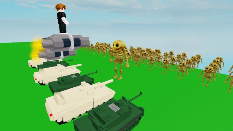 Skeletons vs Army