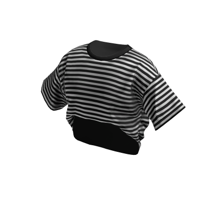 Oversize Tucked Striped Tee