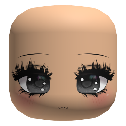 Cute Lashes Girly Face Roblox item