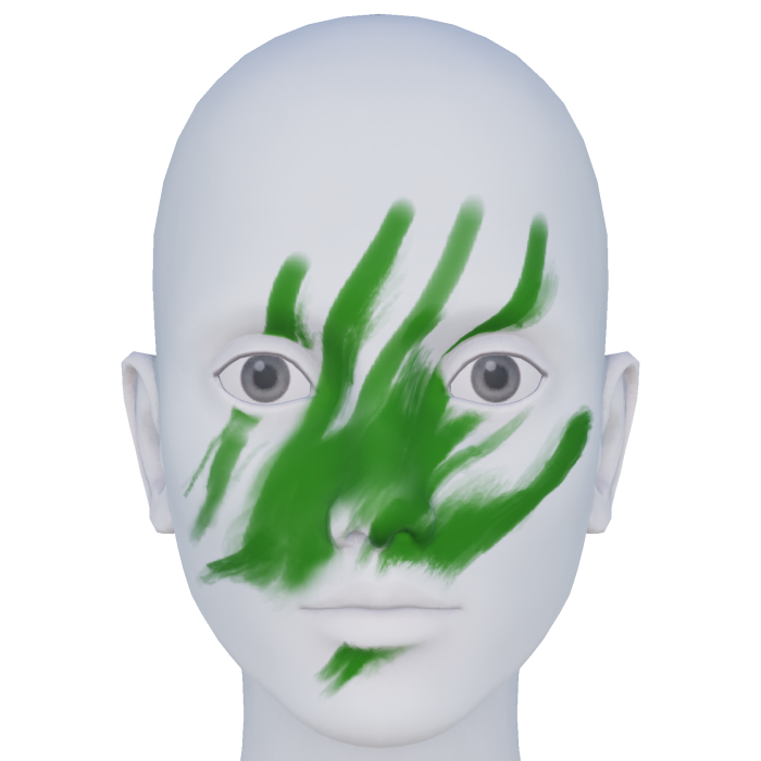 Green Warrior Hand Print