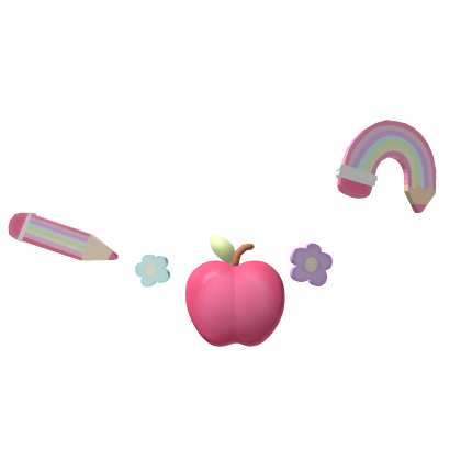 ♡ little school apple and face drawings !!