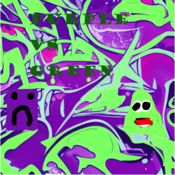PURPLE VS GREEN